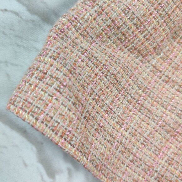 Da Rue 14 womens blazer vintage pastel tweed structured power jacket made in USA - Picture 11 of 12